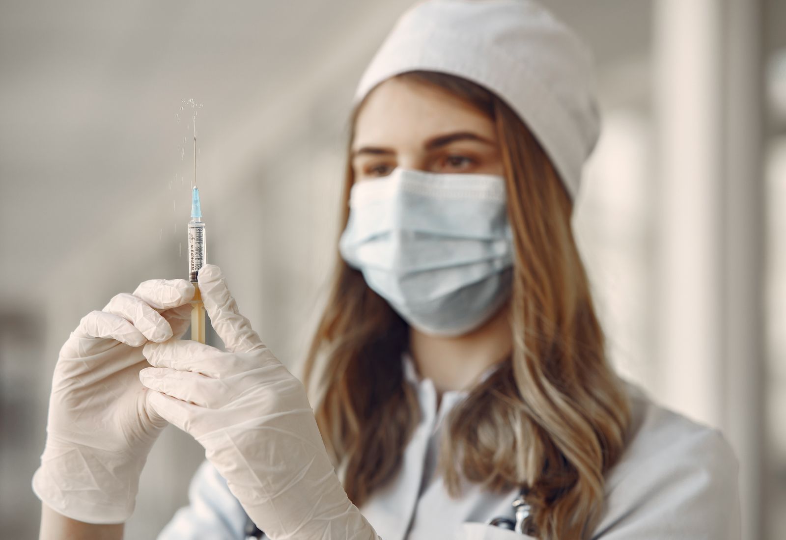 A clinician preparing equipment (placeholder photography)